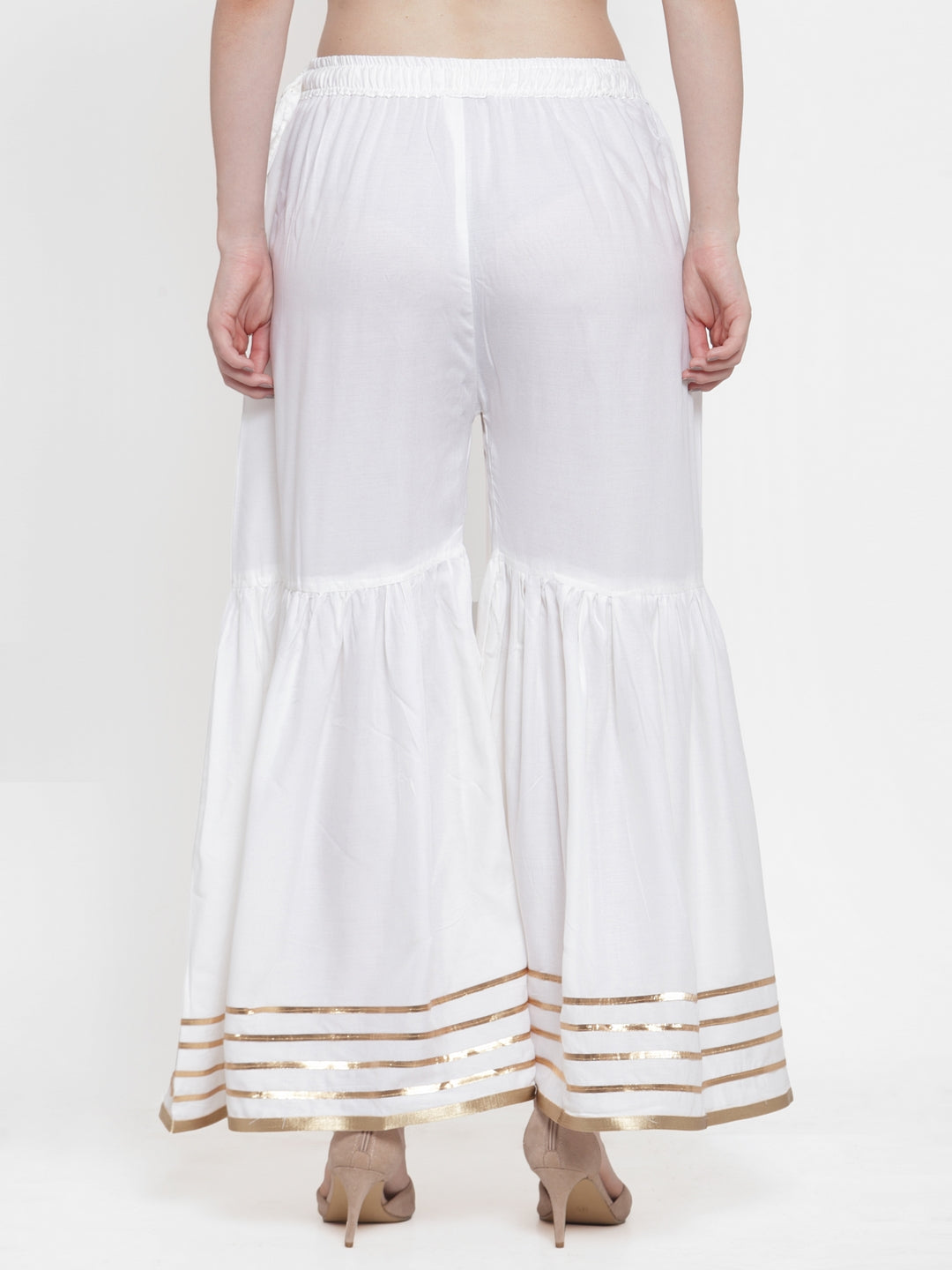 White Rayon Sharara