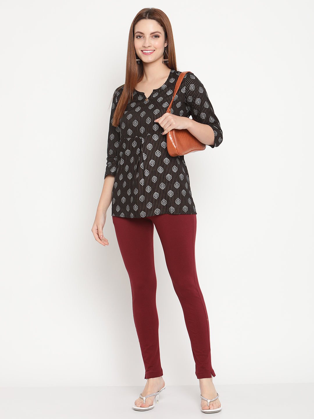 Dark Maroon Pocket Pant
