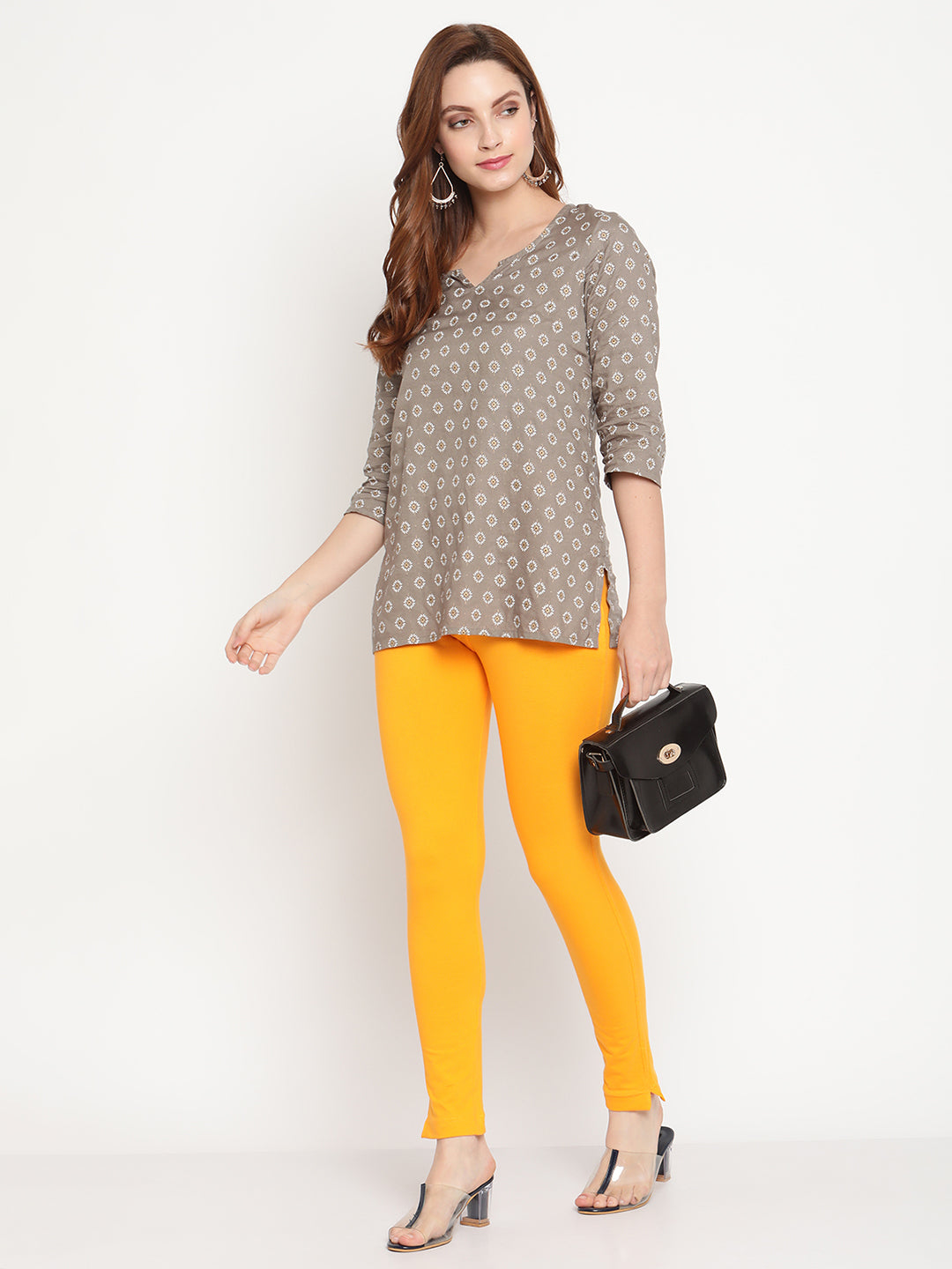 Mango Orange Pocket Pant