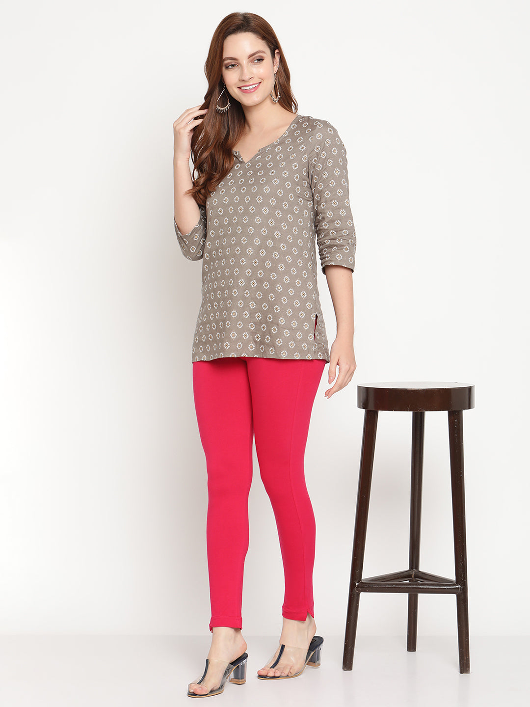 Dark Pink Pocket Pant