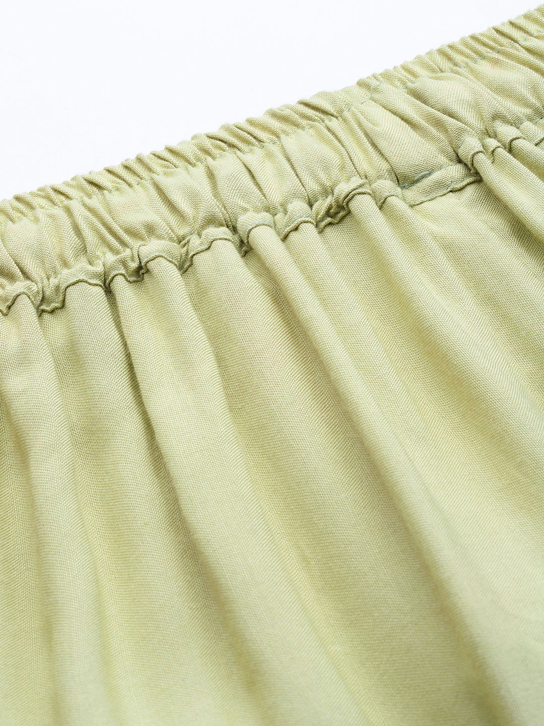 Pista Green Rayon Sharara