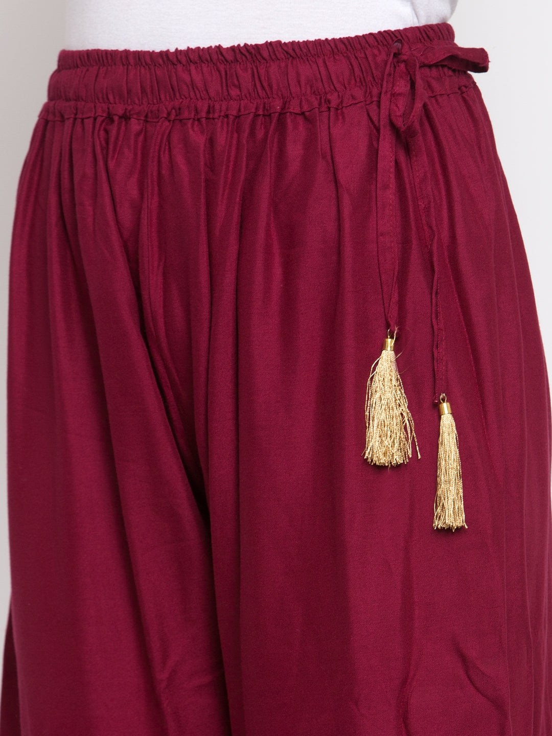Maroon Rayon Sharara