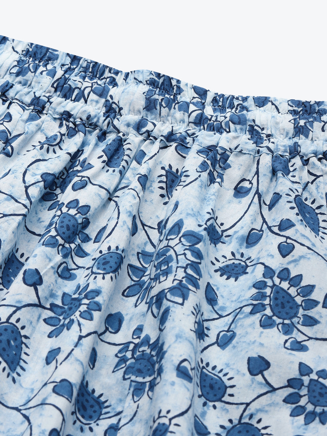 White Jaal Cotton Kali Palazzo