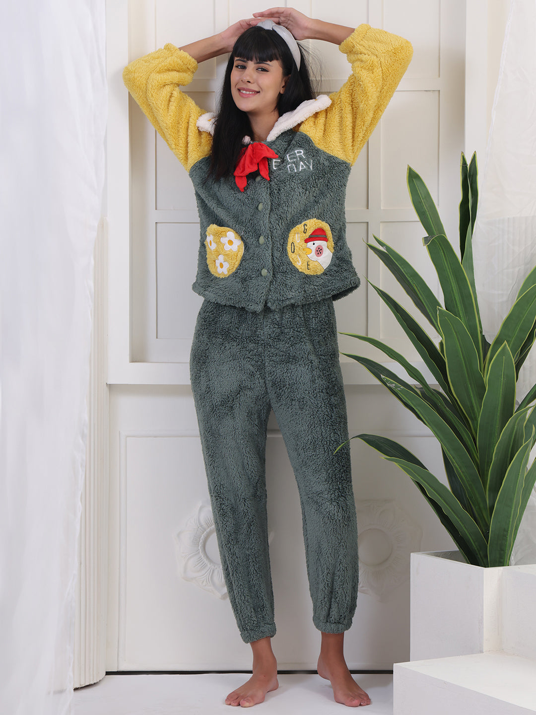 Garden Bow Fur Winter Set