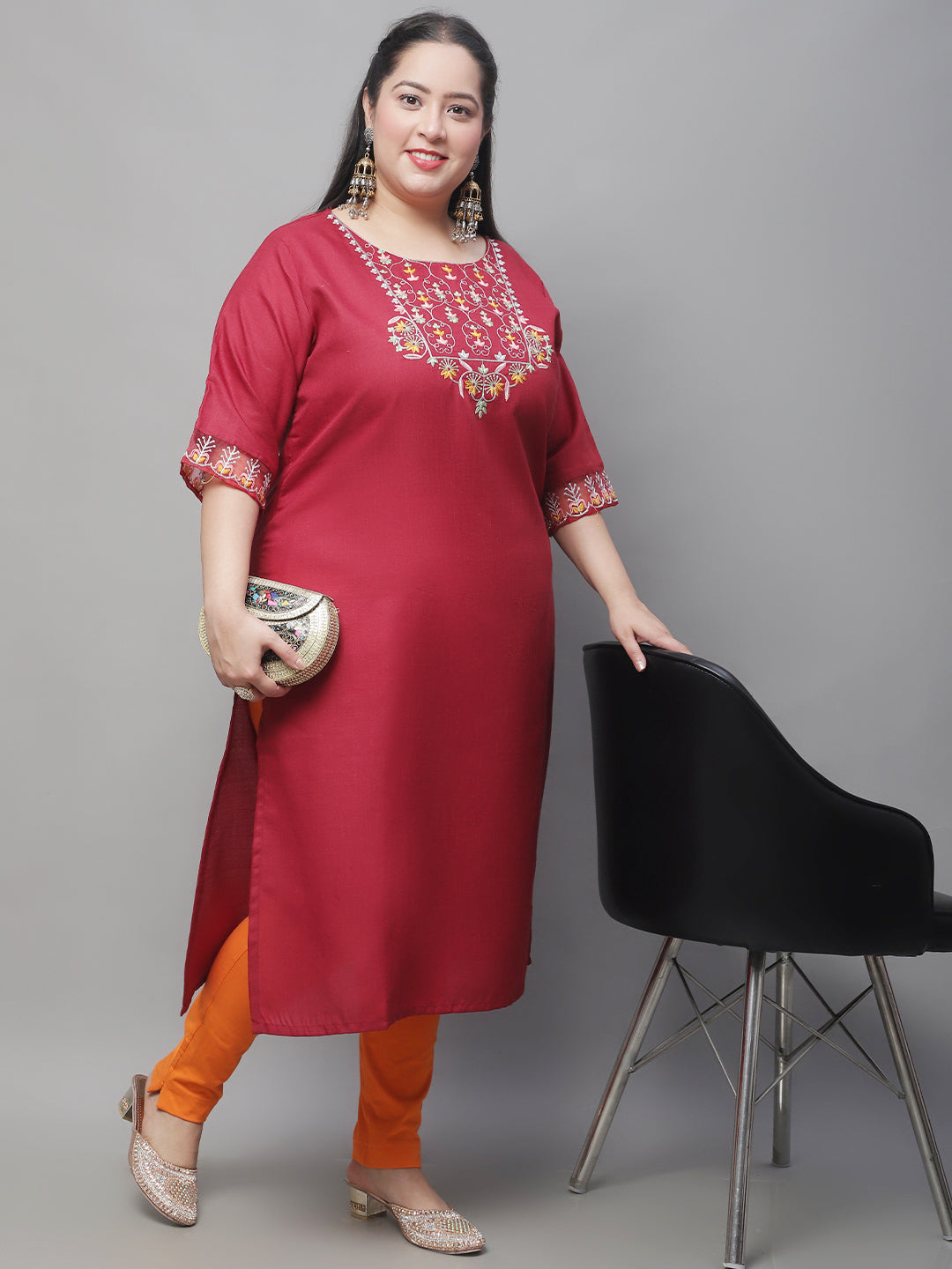 Orange Plus Pocket Pant