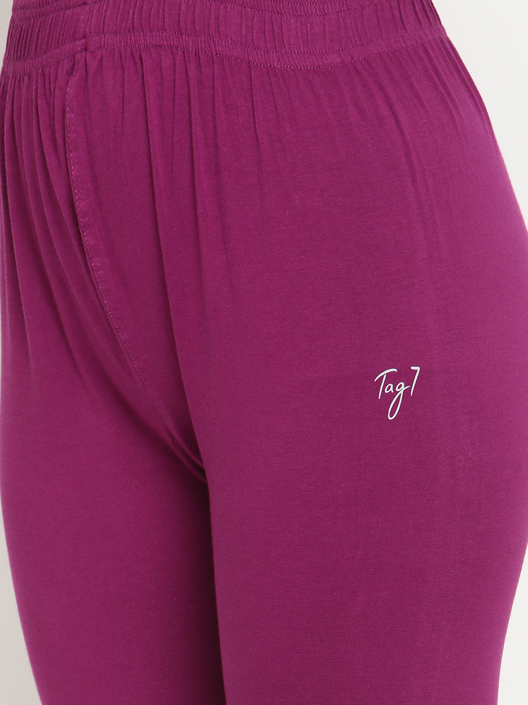 Purple Ankle Length Legging