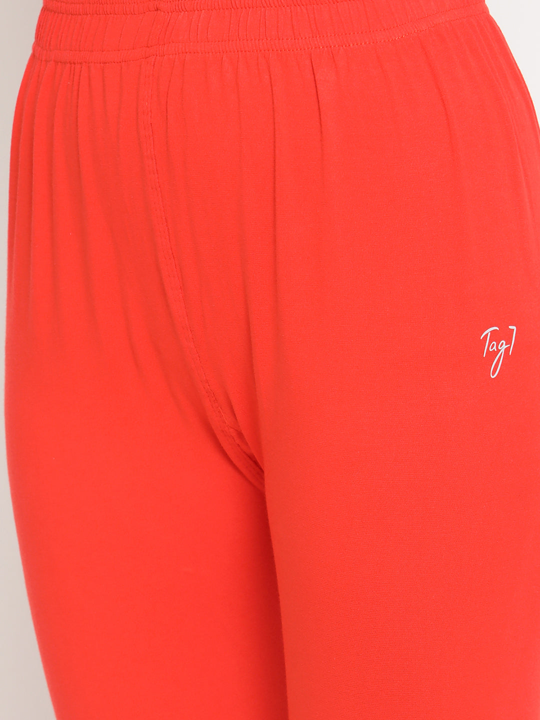 Dark Orange Ankle Length Legging