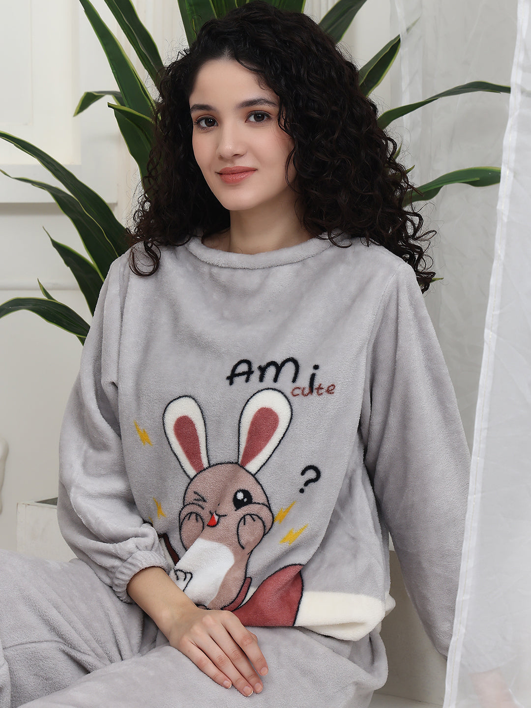 Grey Mouse Fur Winter Set