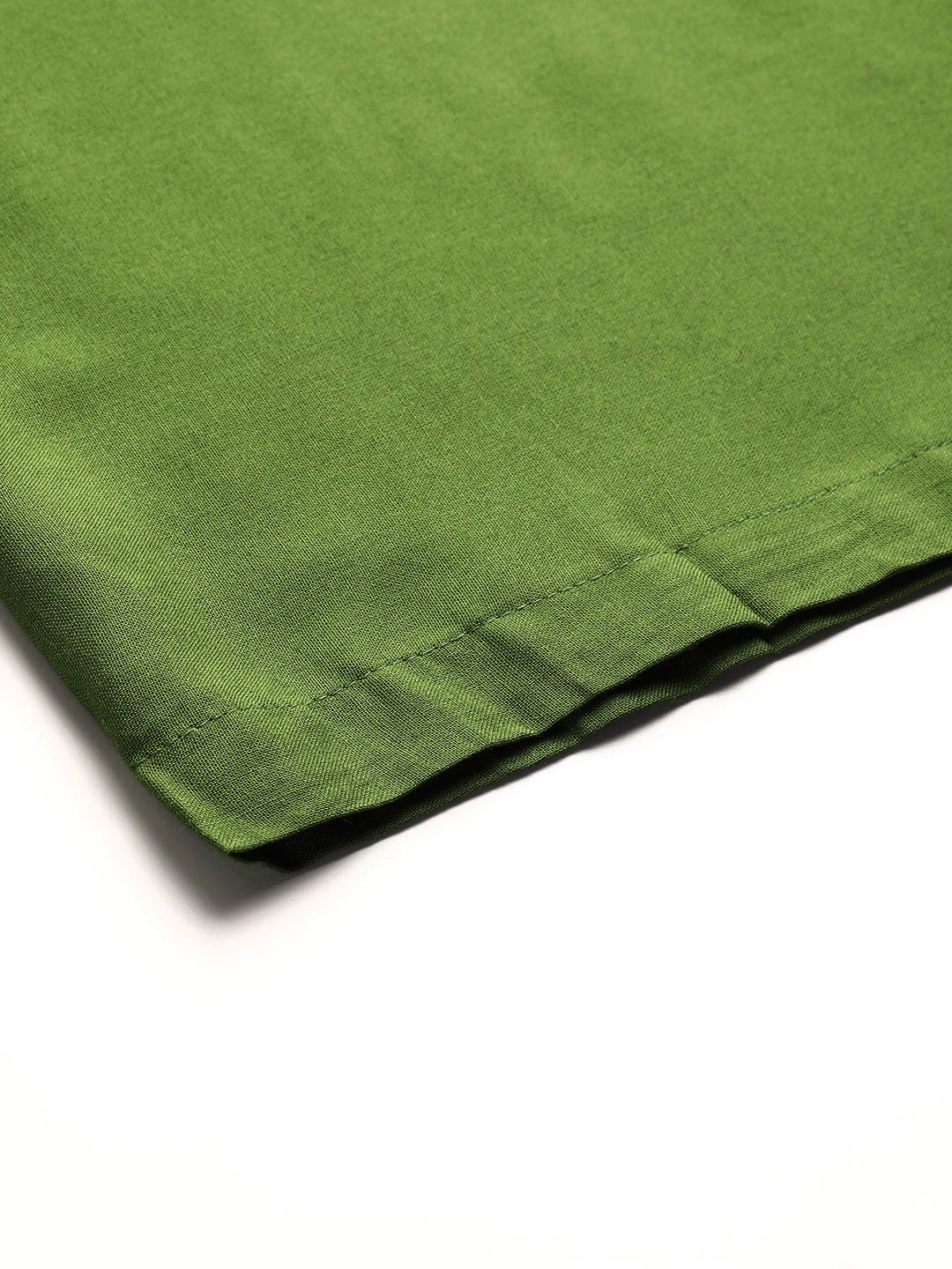 Moss Green Solid Rayon Palazzo