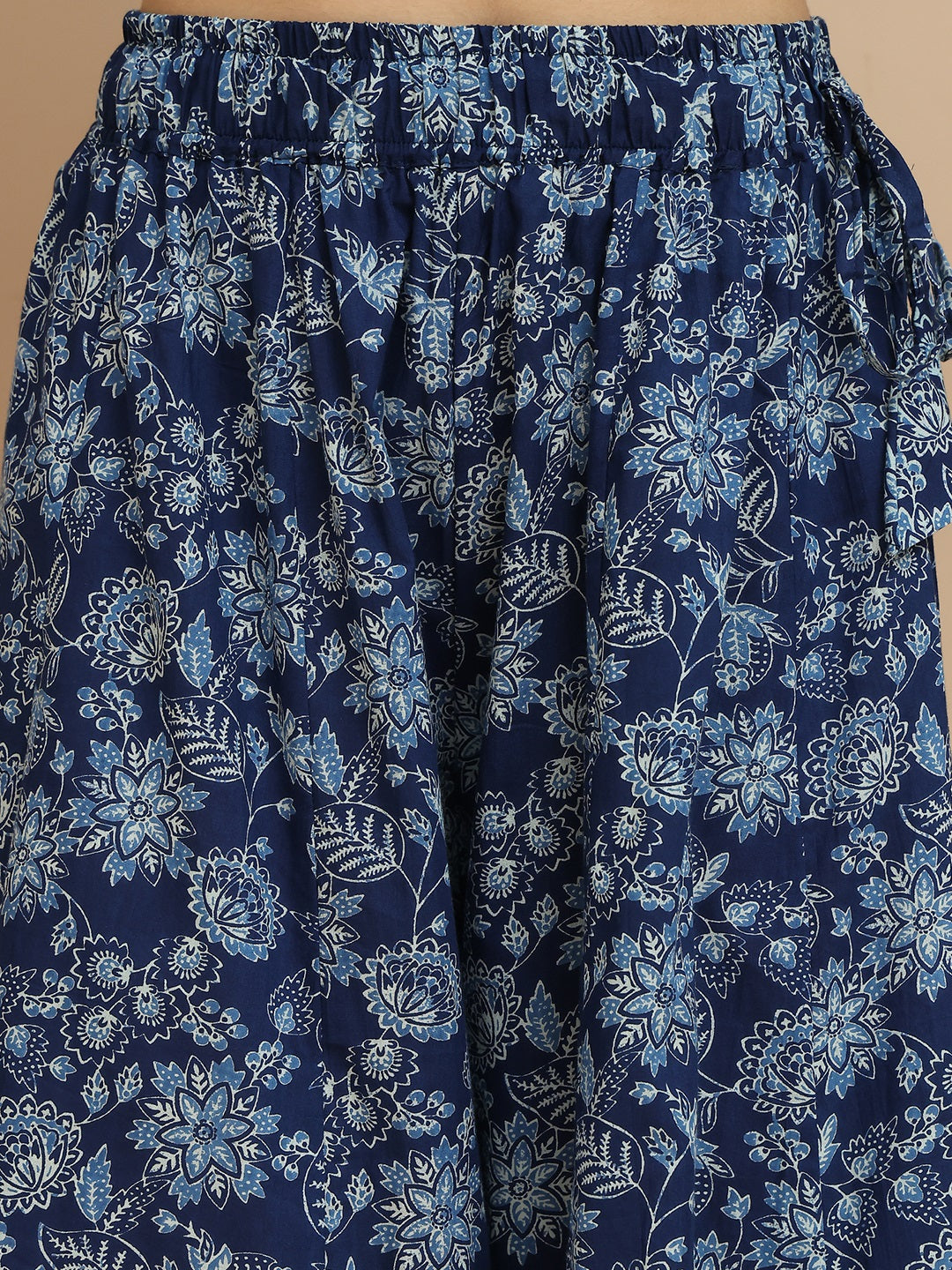 Nazm Kali Cotton Indigo Palazzo