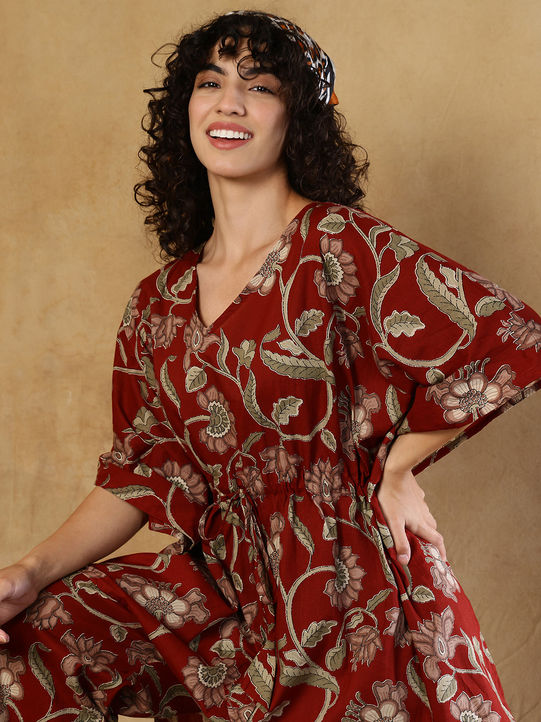 Nakhre Jaal Cotton Kaftan Set