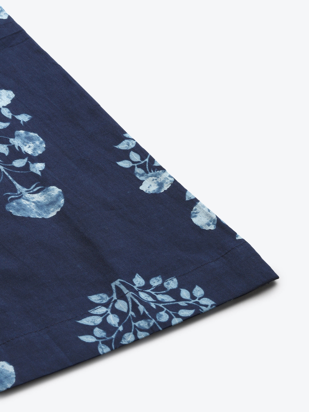 Indigo Mughal Boota Cotton Kali Palazzo
