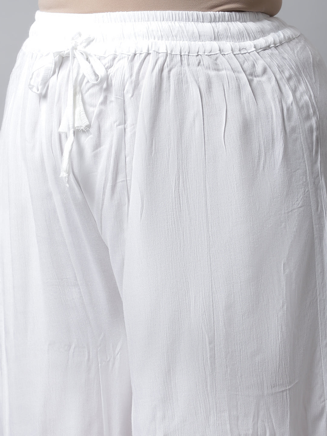 White Crush Flared Plus Palazzo