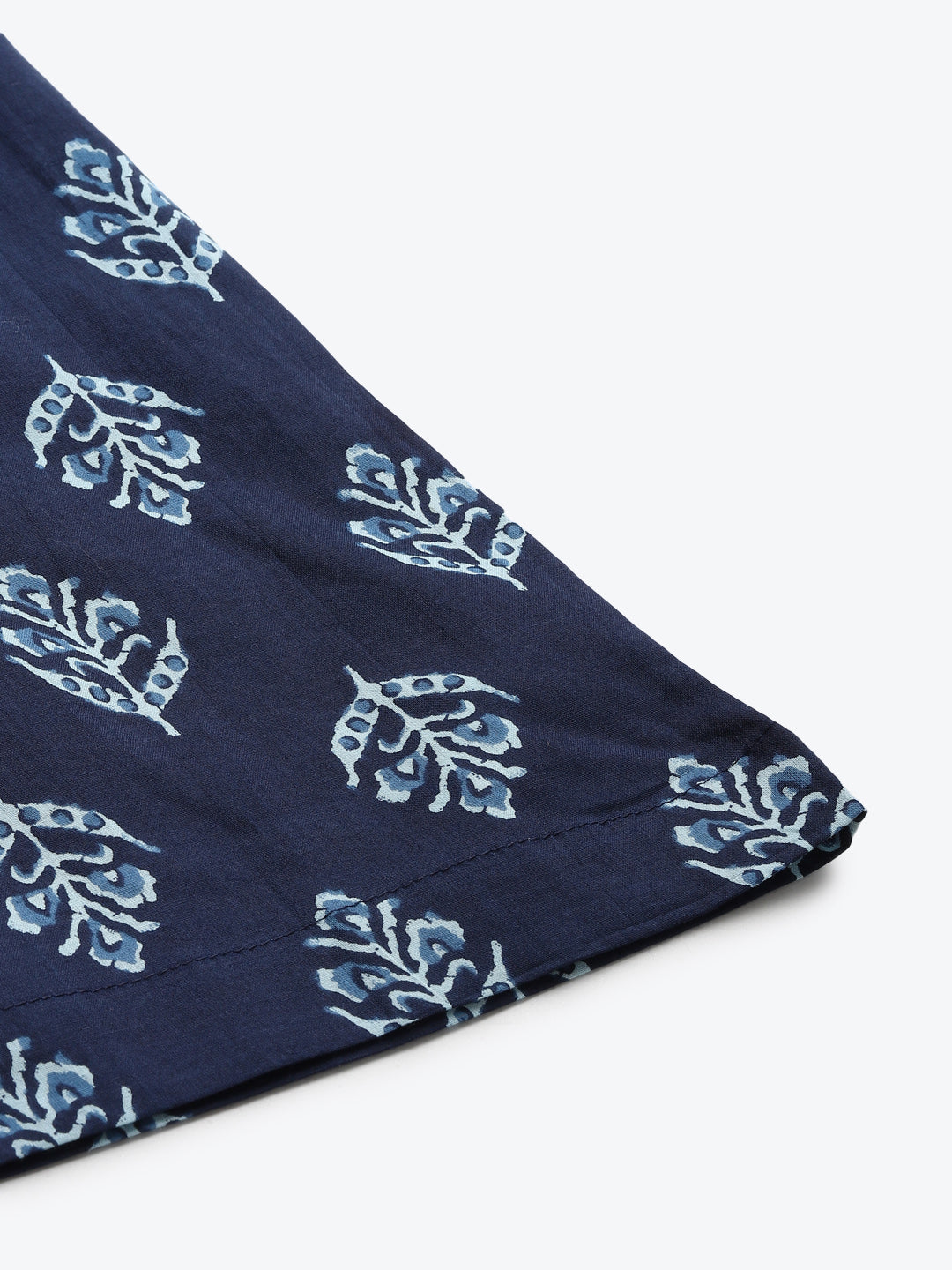 Indigo Motif Cotton Kali Palazzo