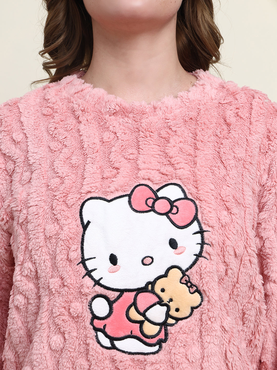 Blushy Kitty Fur Winter Set