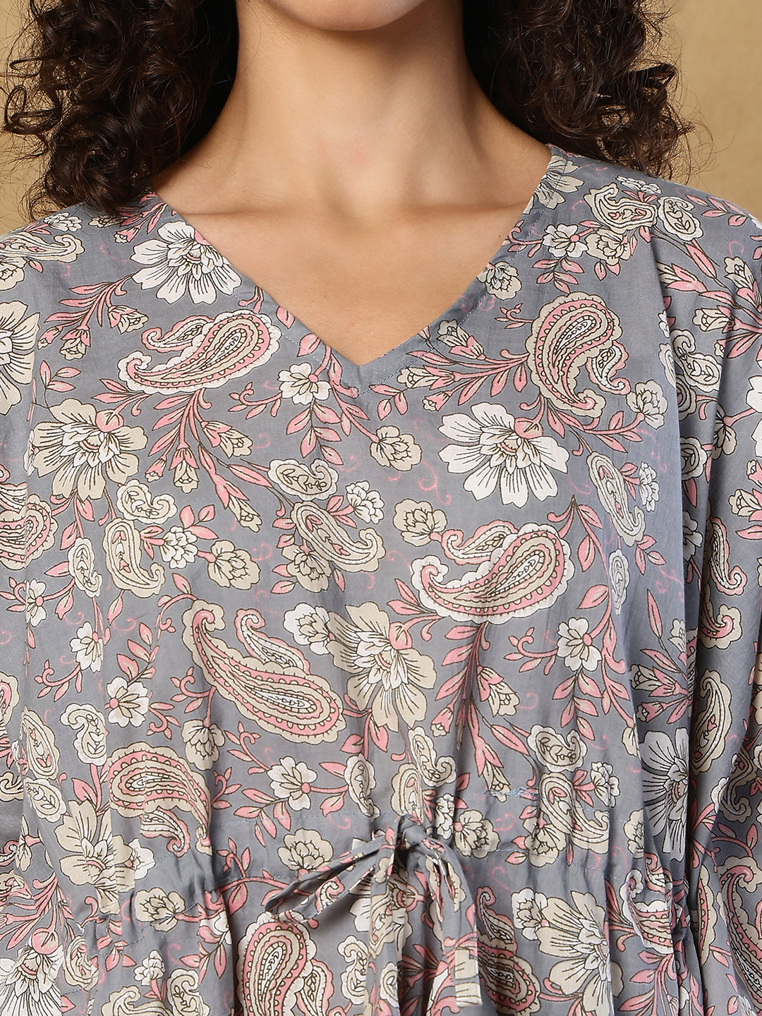 Haya Jaal Cotton Kaftan Set