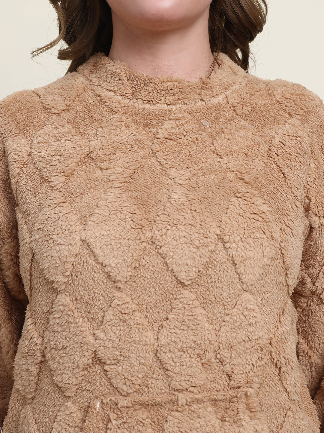 Brown Diamond Fur Winter Set