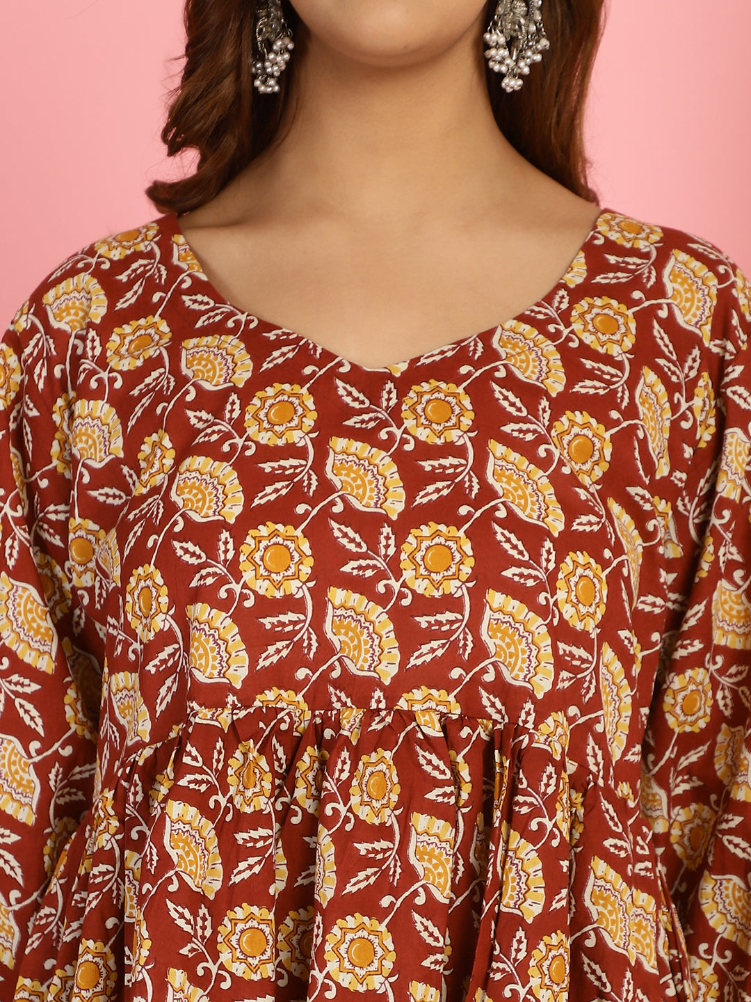 Red Floral Co-Ord Set