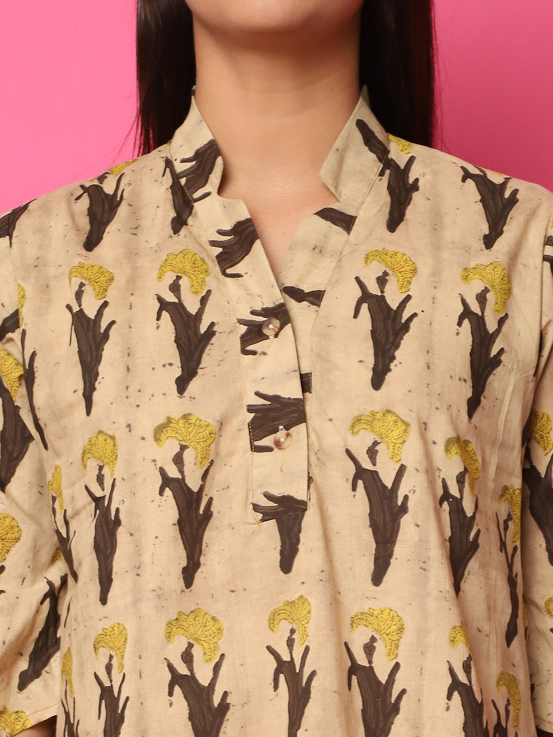 Beige Tulip Co-Ord Set
