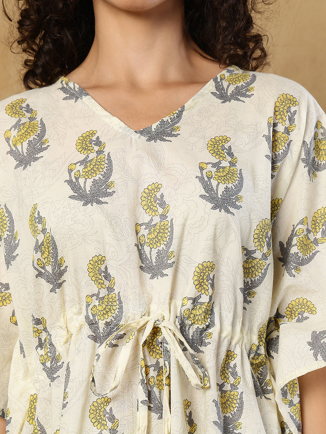 Sara Boota Cotton Kaftan Set