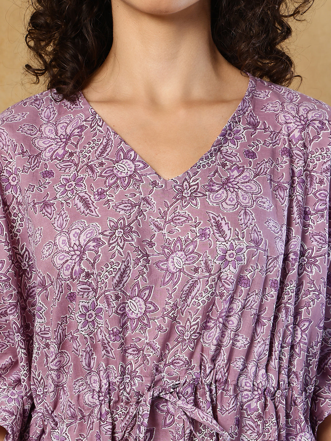 Saira Jaal Cotton Kaftan Set