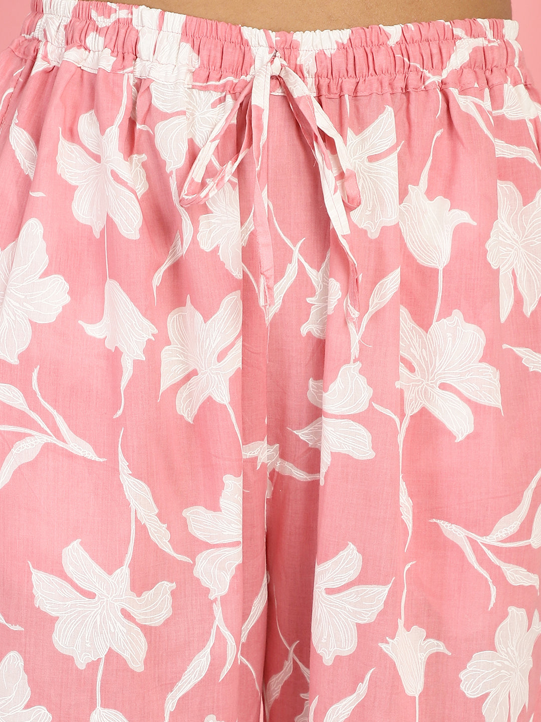 Pastel Pink Floral Co-Ord Set