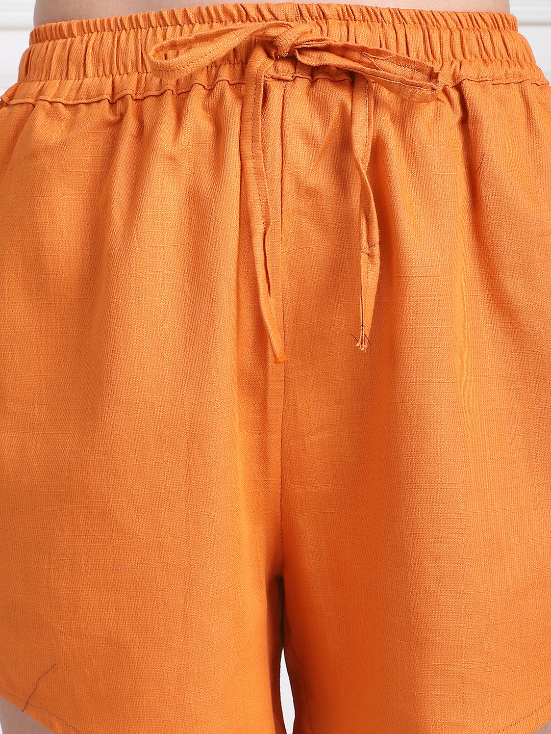 Orange Top and Shorts Set