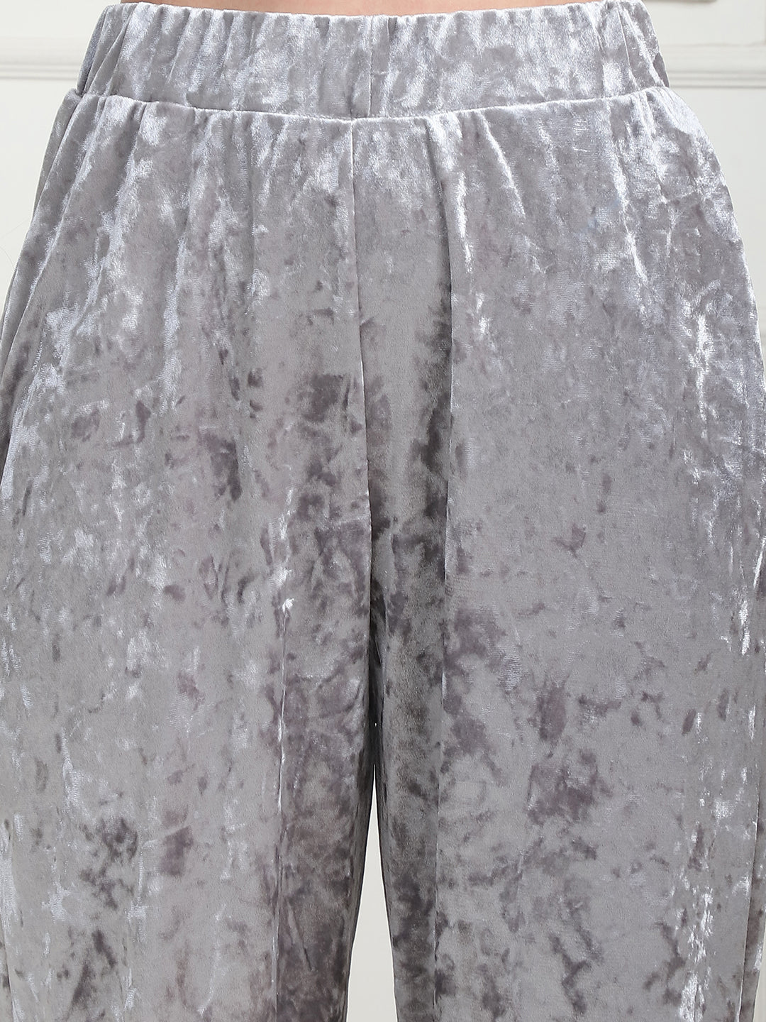 Silver Ice Velvet Lounge Set
