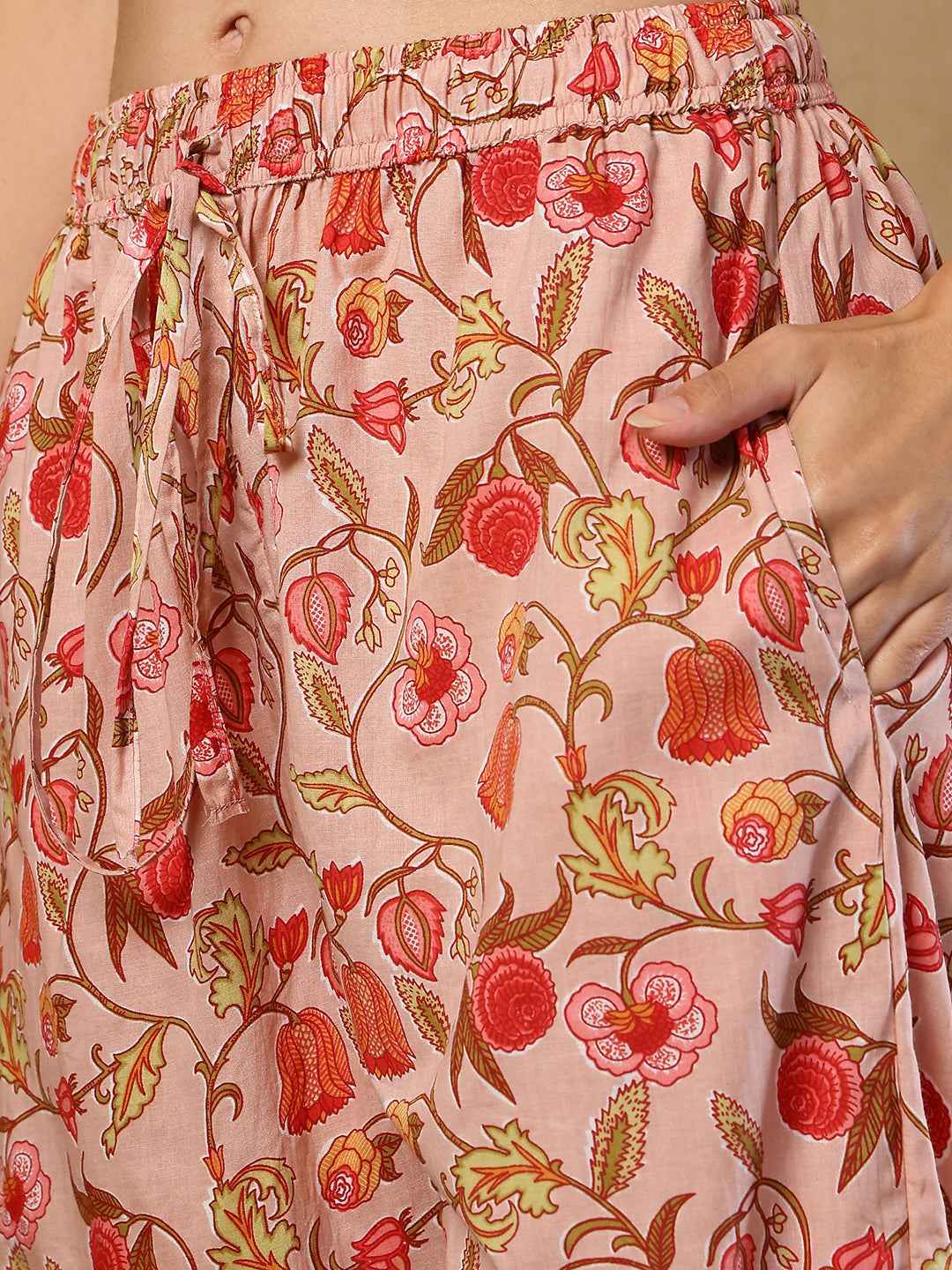 Sajni Jaal Cotton Kaftan Set