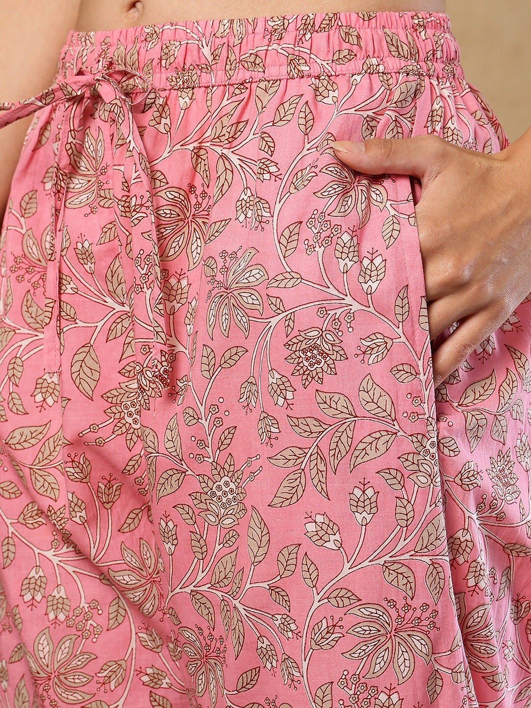 Gulabi Night Cotton Kaftan Set