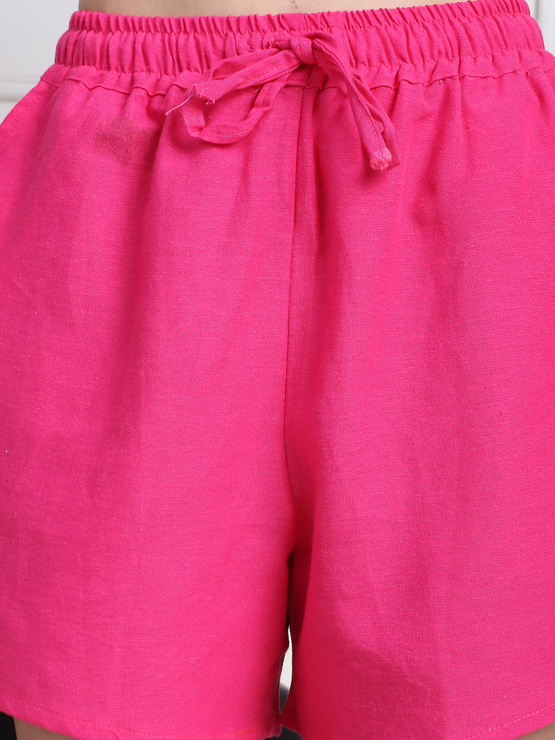Hot Pink Top and Shorts Set