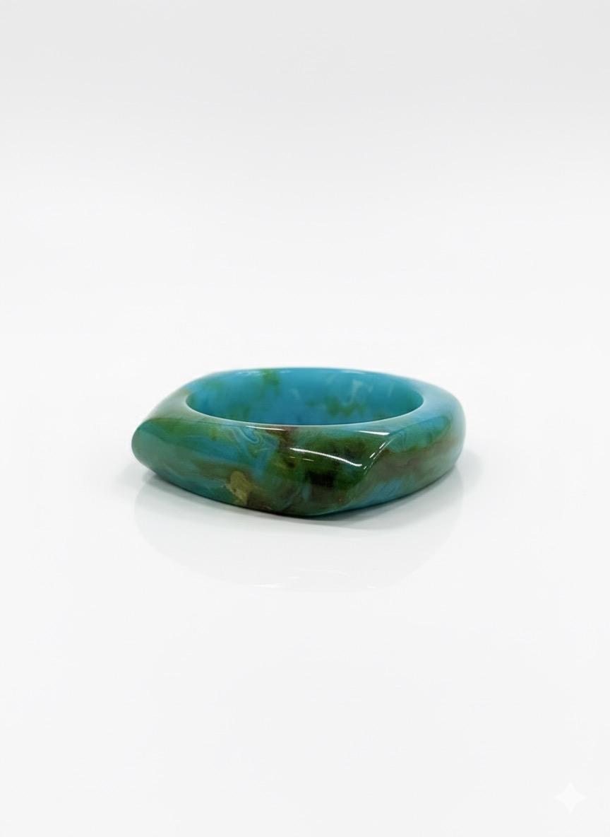 Mint To Be Resin Bangles-Set of 4
