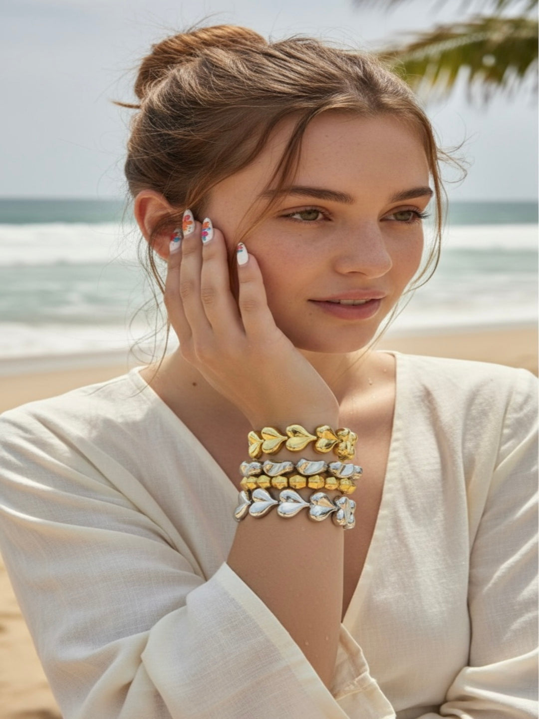 Close Friends Only Resin Bangles-Set of 4