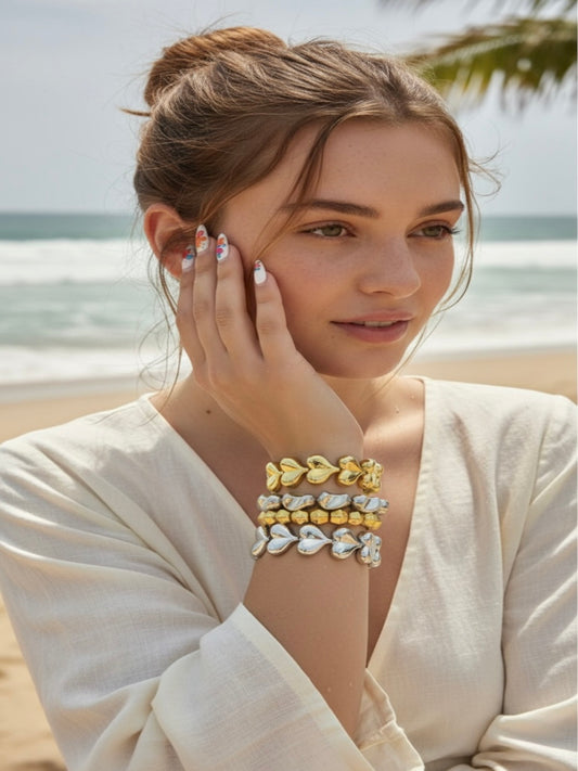 Close Friends Only Resin Bangles-Set of 4