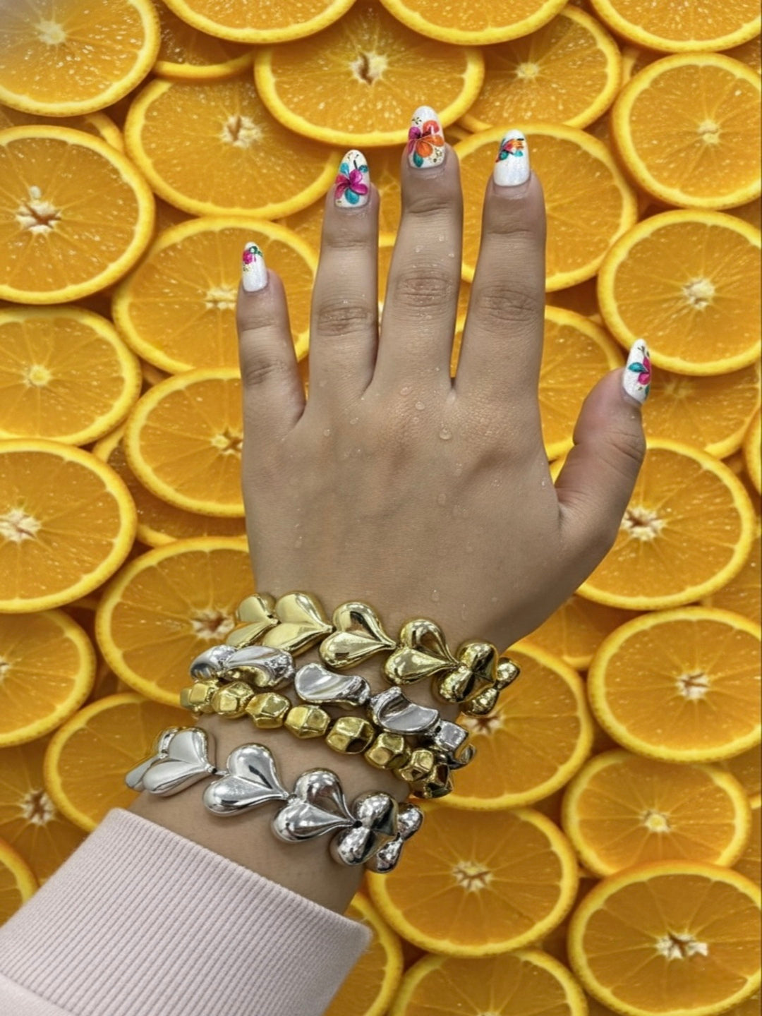 Close Friends Only Resin Bangles-Set of 4