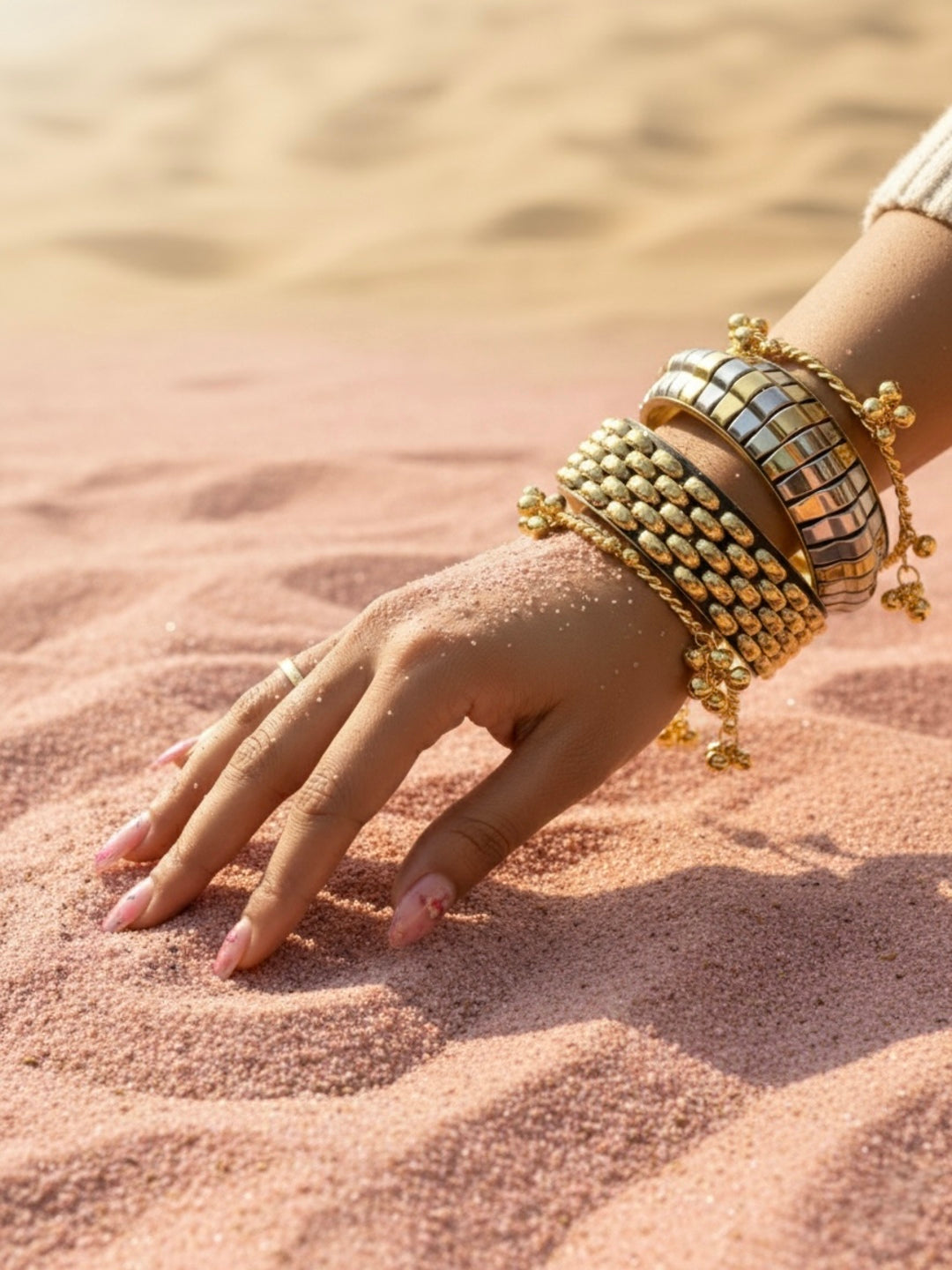 Malang Brass Bangles-Set of 4