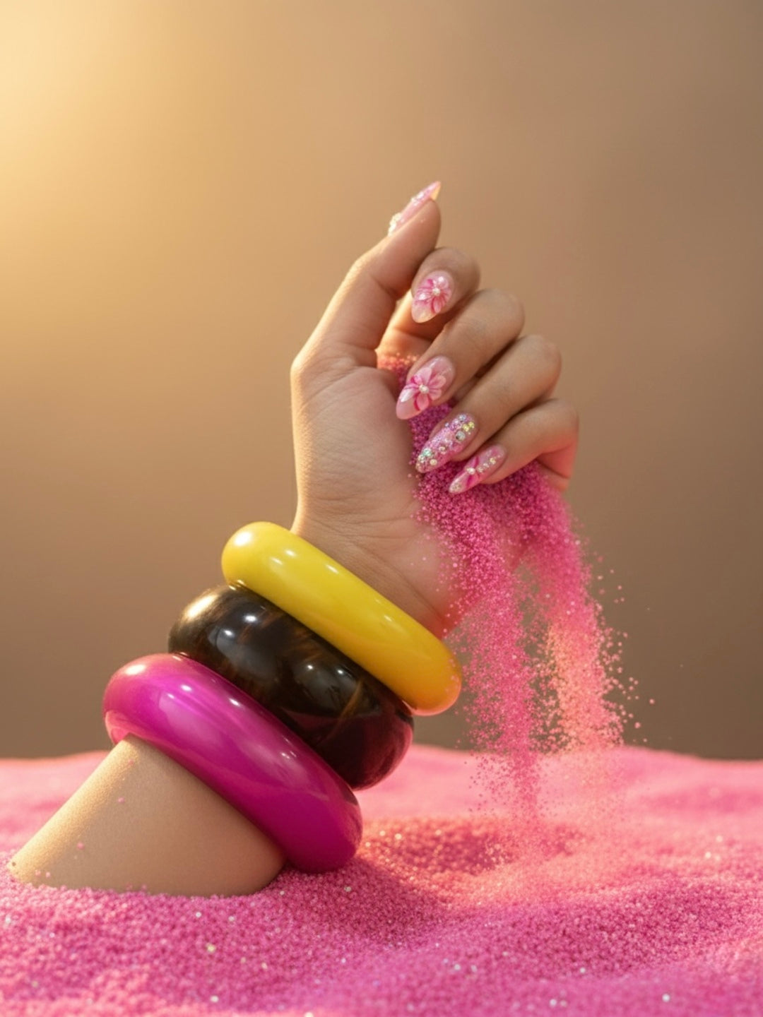 Bali Resin Bangles-Set of 3
