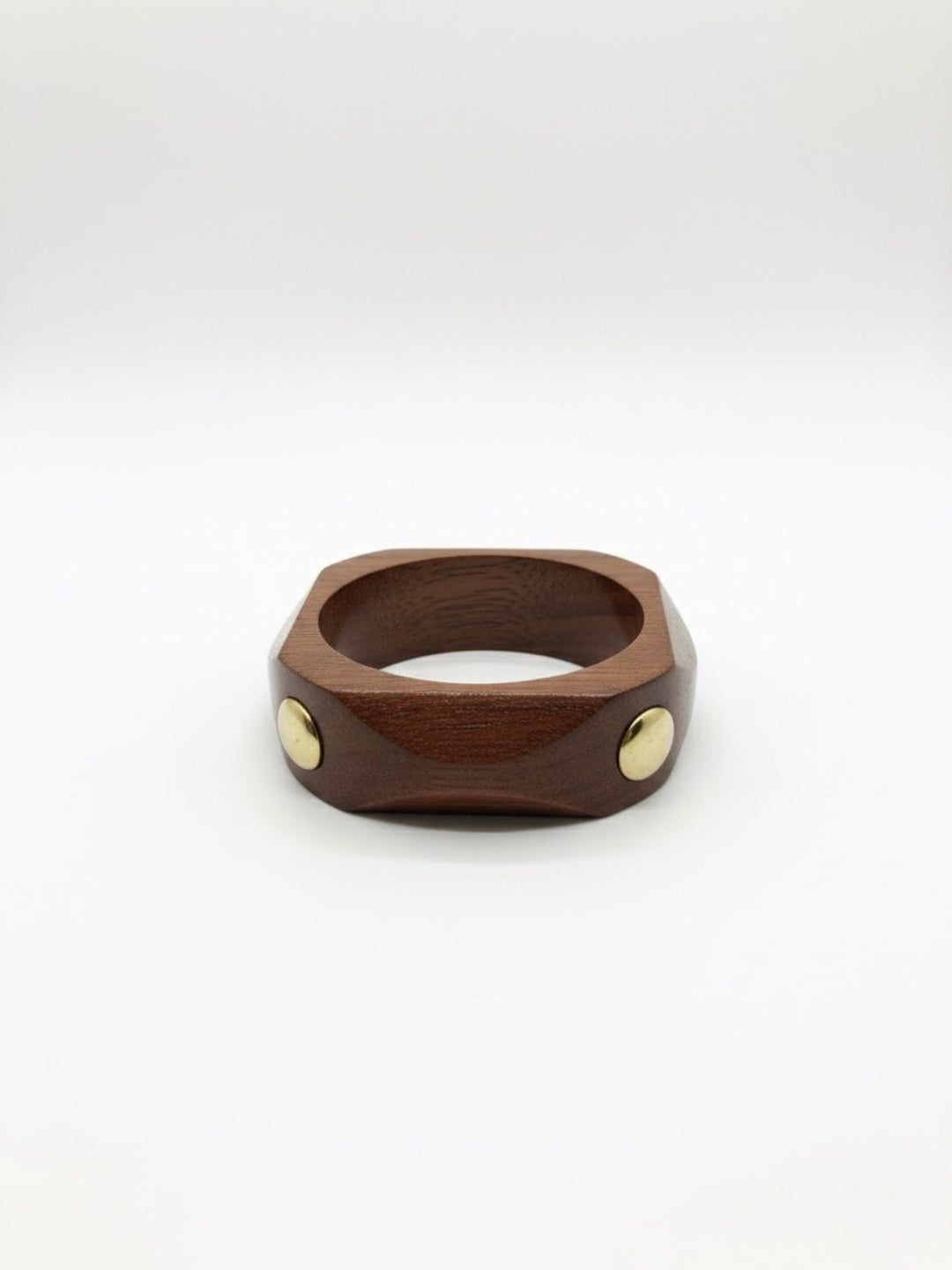 Tum Hi Ho Wooden & Brass Bangles-Set of 3