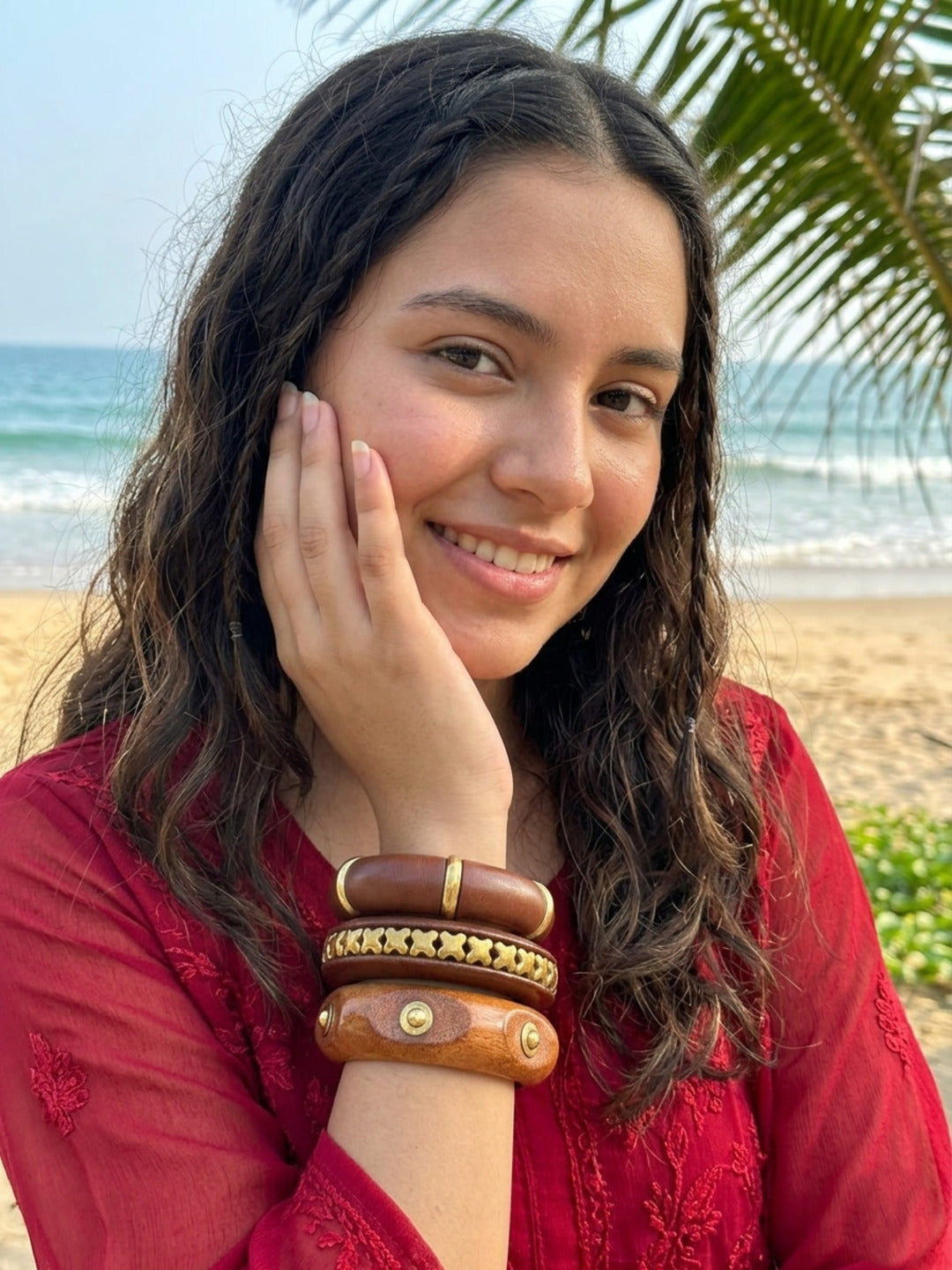 Churi Dhamaka Wooden Bangles-Set of 3