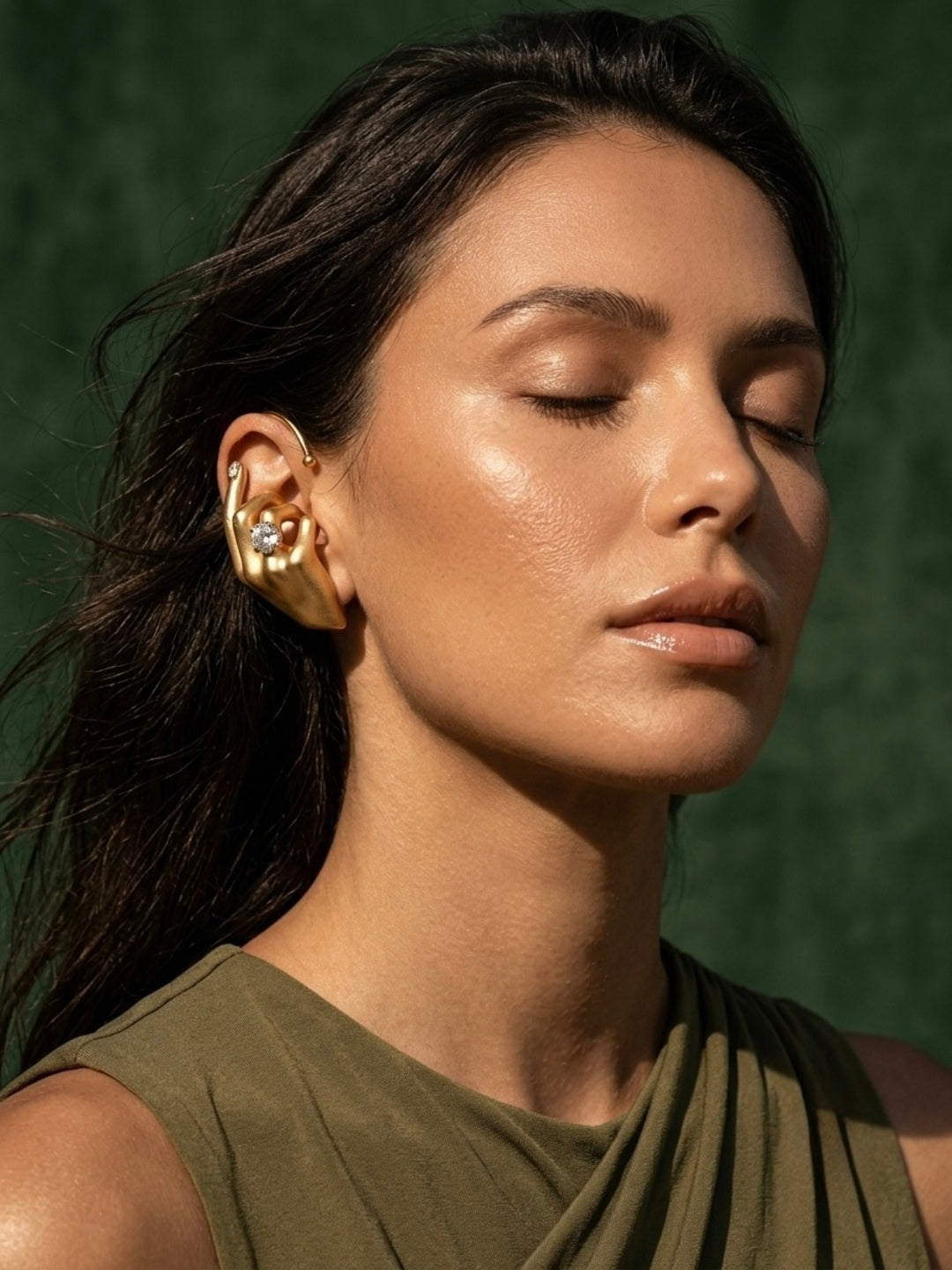 Hand Statement Ear Cuff