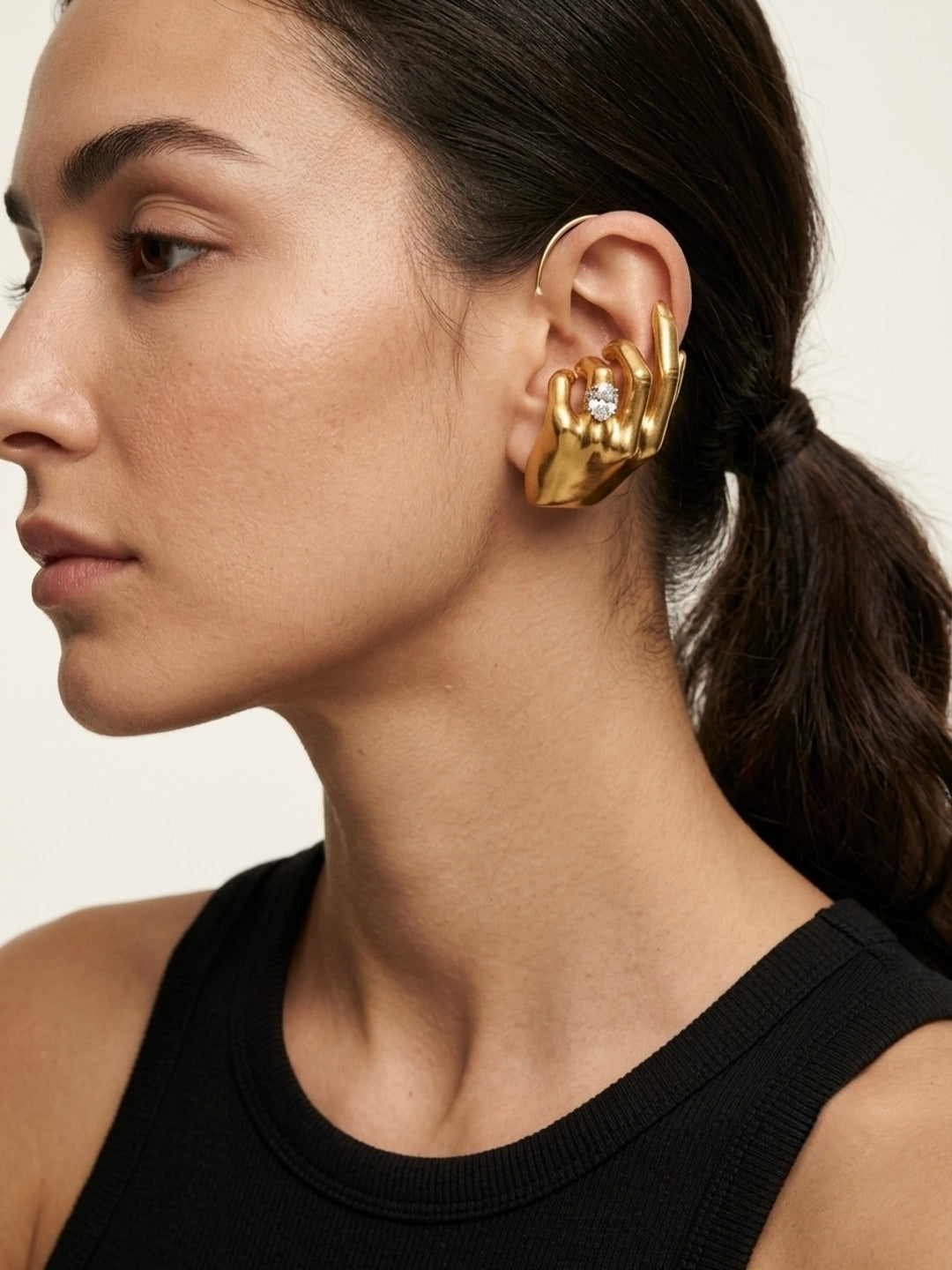 Hand Statement Ear Cuff