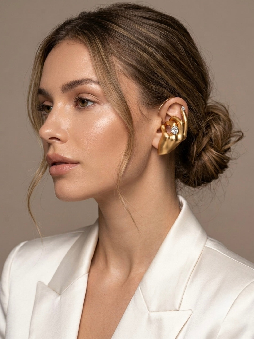 Hand Statement Ear Cuff