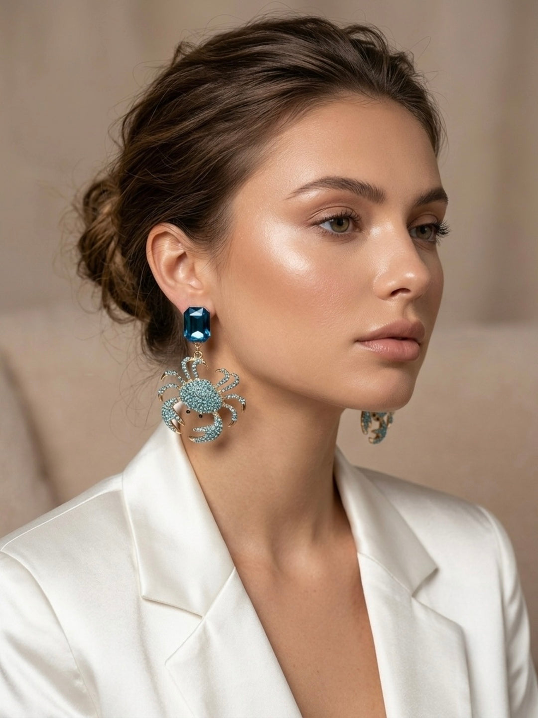 Crabby Statement Earrings