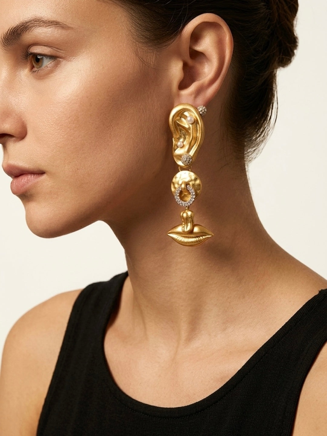Lips & Listening Statement Earrings