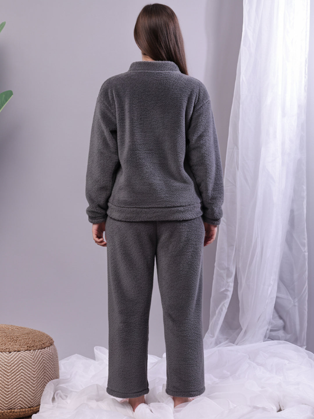 Grey Goose Fur Winter Set