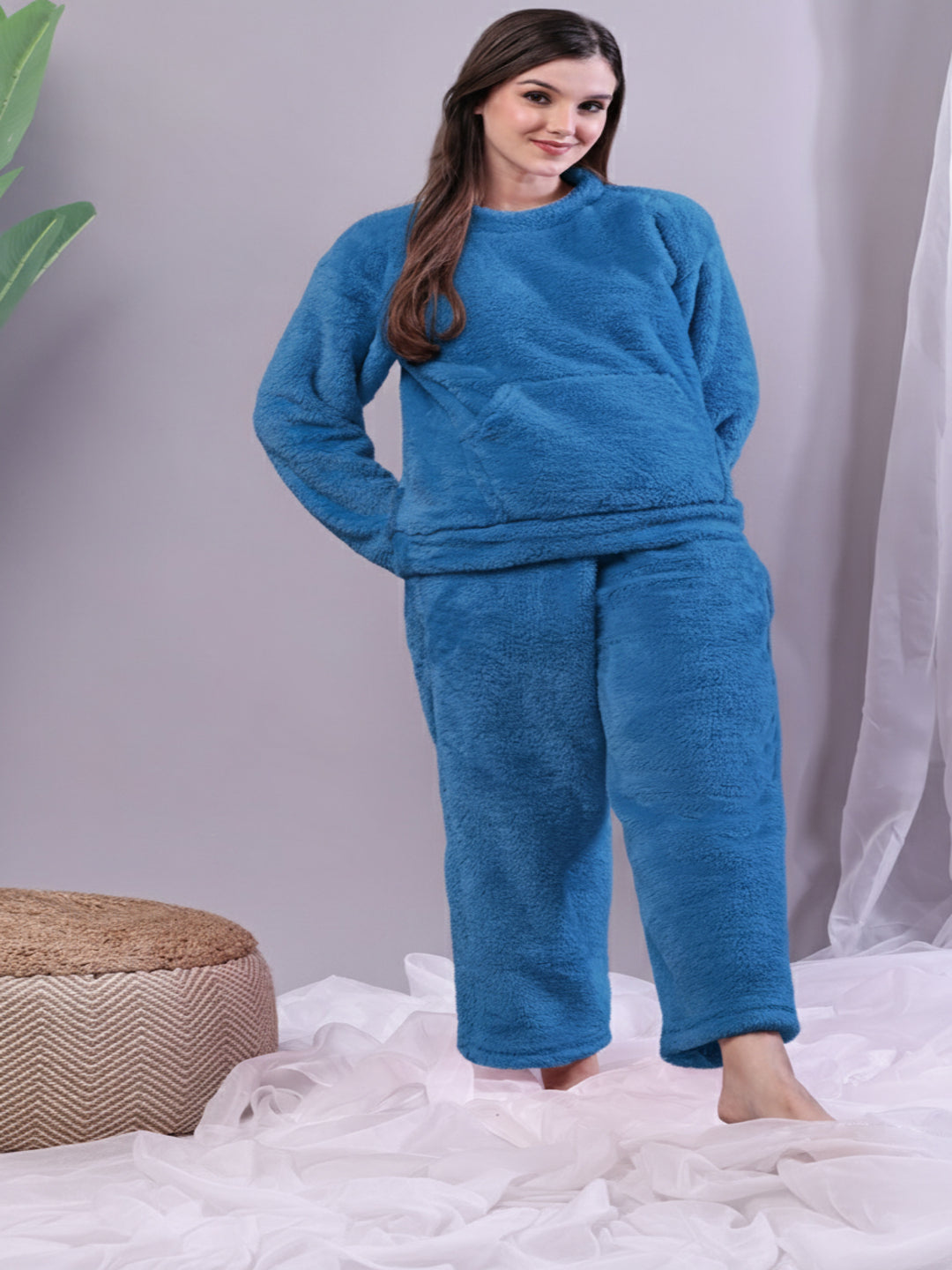 Teal Seal Fur Winter Set