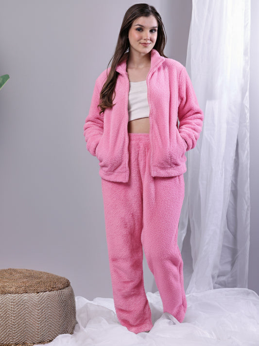 Pink Panther Fur Winter Set