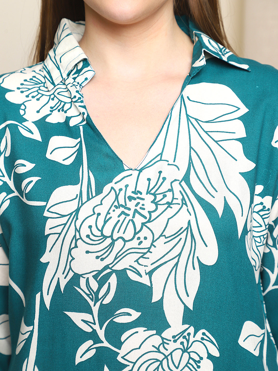 Botanical Teal Co-ord Set