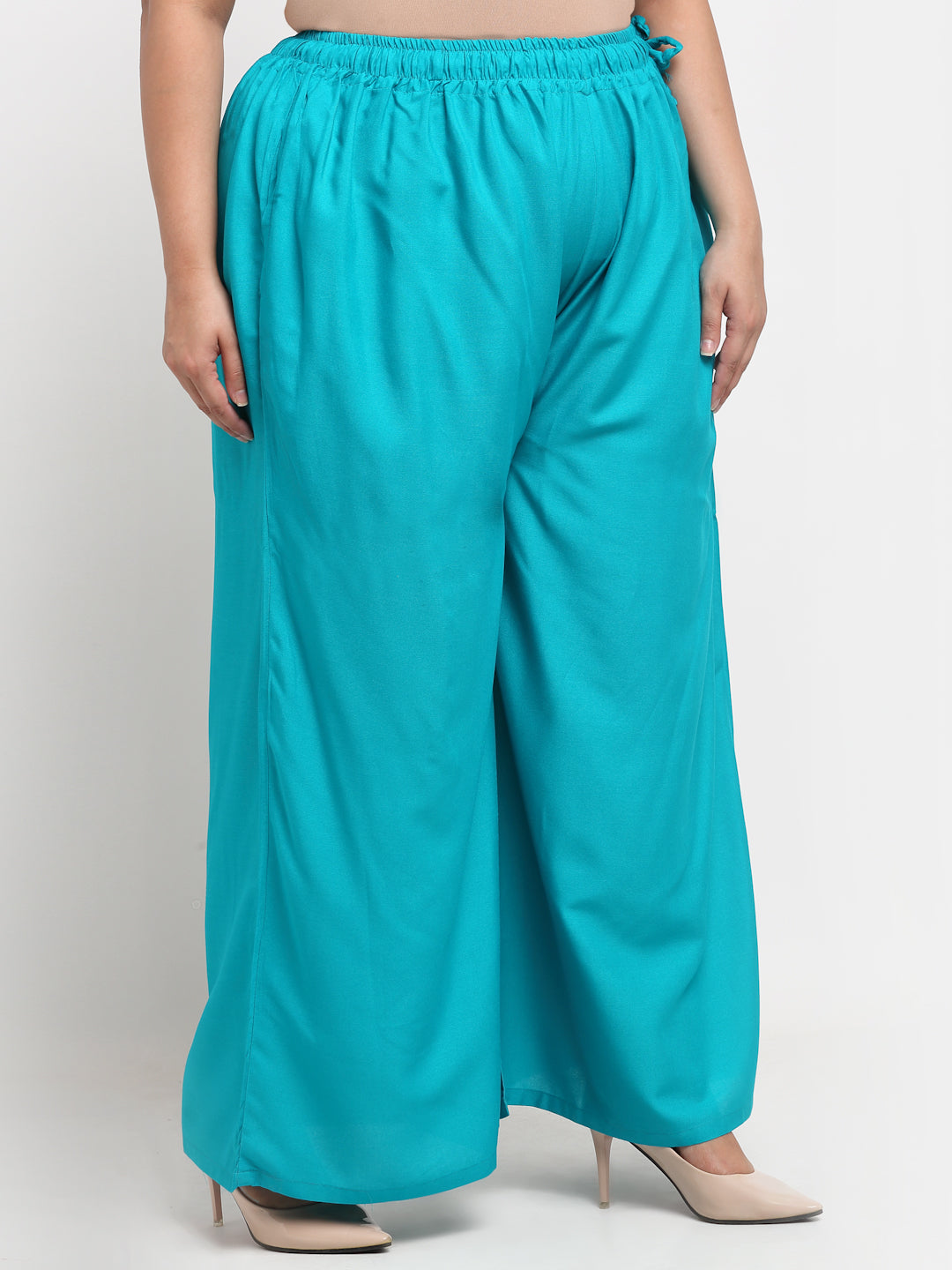 Firozi Rayon Pocket Plus Palazzo
