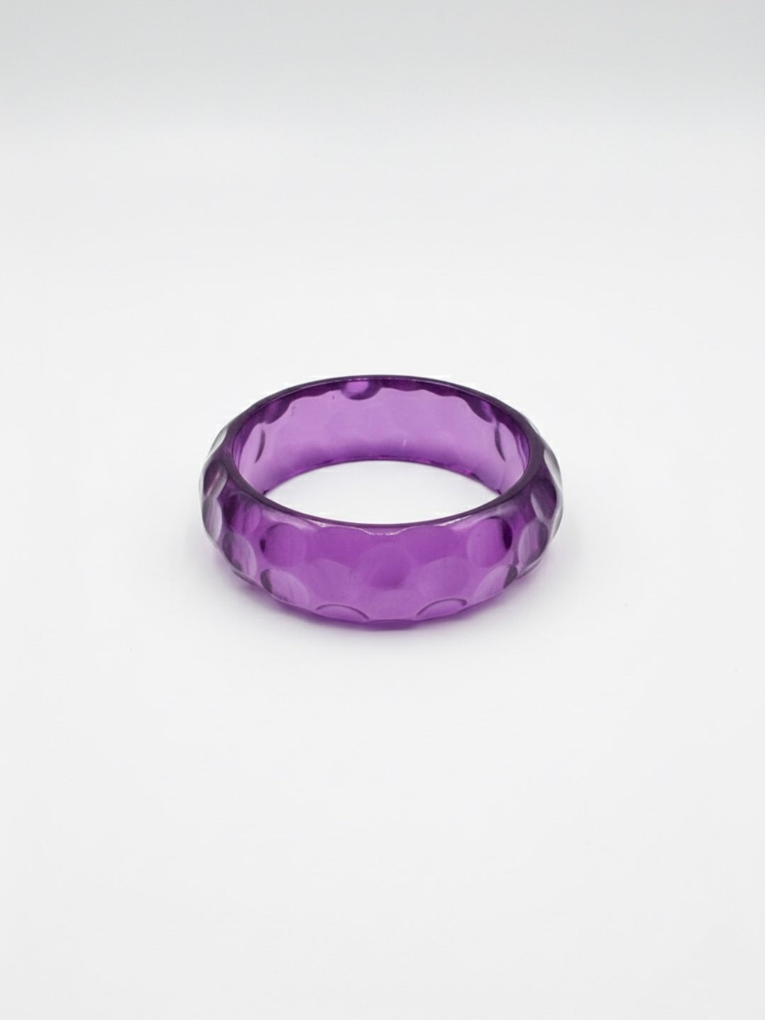 Grape Galaxy Resin Bangles-Set of 3